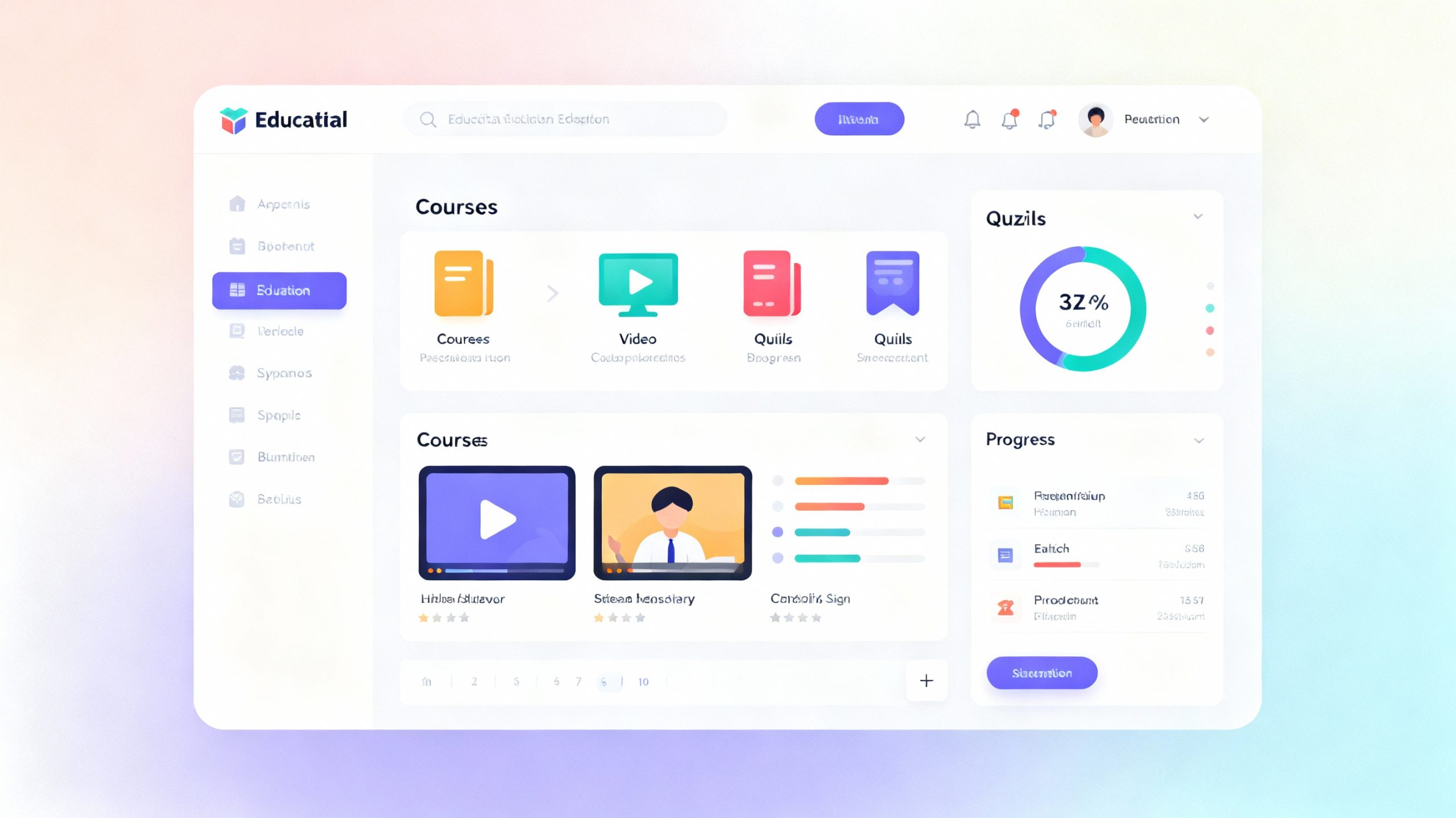 إنشاء منصة تعليمية مجانية